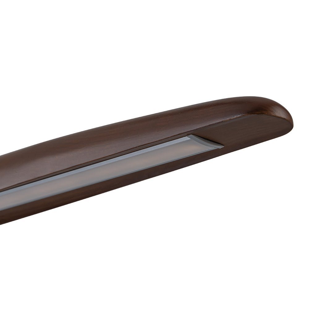 (OpenBox) Minimalist Linear Wood Dimmable LED Island Pendant