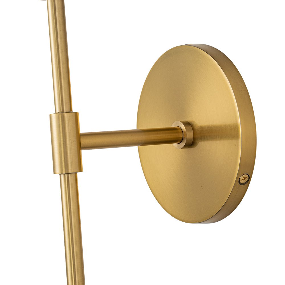(OpenBox) Modern 2-Light Opal Glass Globe Wall Sconce