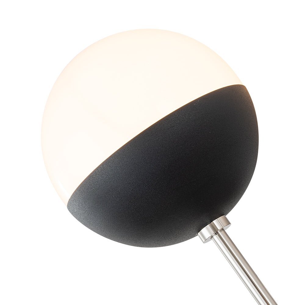 (OpenBox) Modern 2-Light Opal Glass Globe Wall Sconce