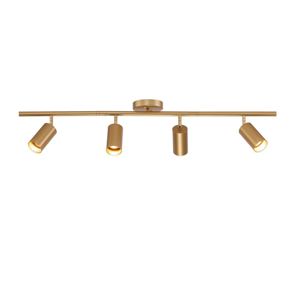 (OpenBox) Modern 4-Light Linear Semi Flush Track Light