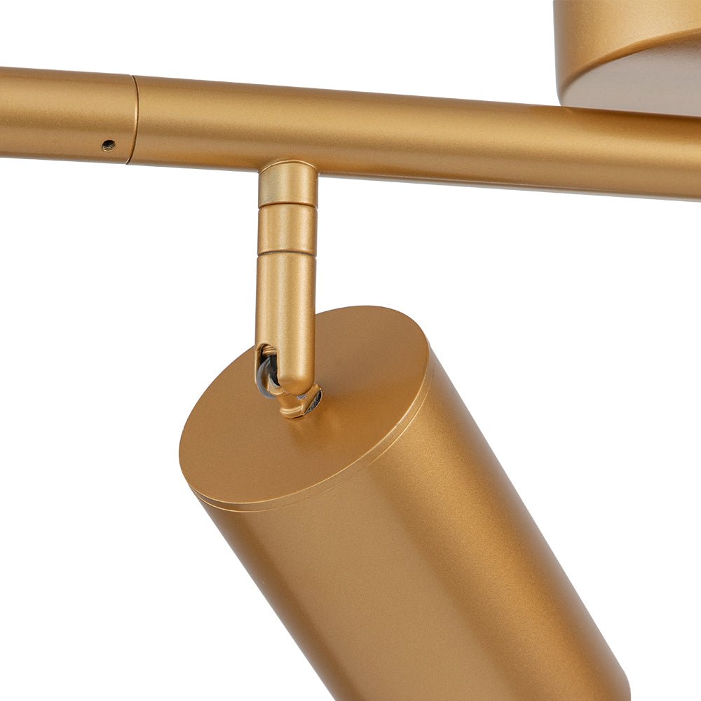 (OpenBox) Modern 4-Light Linear Semi Flush Track Light