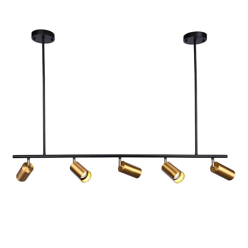 (OpenBox) Modern 5-Light Linear Semi Flush Track Light