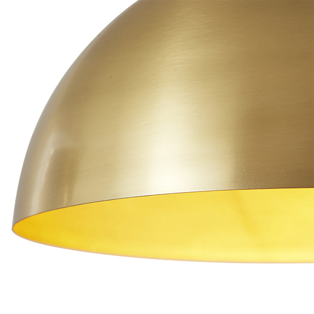 (OpenBox) Modern Brass Single Dome Pendant Light