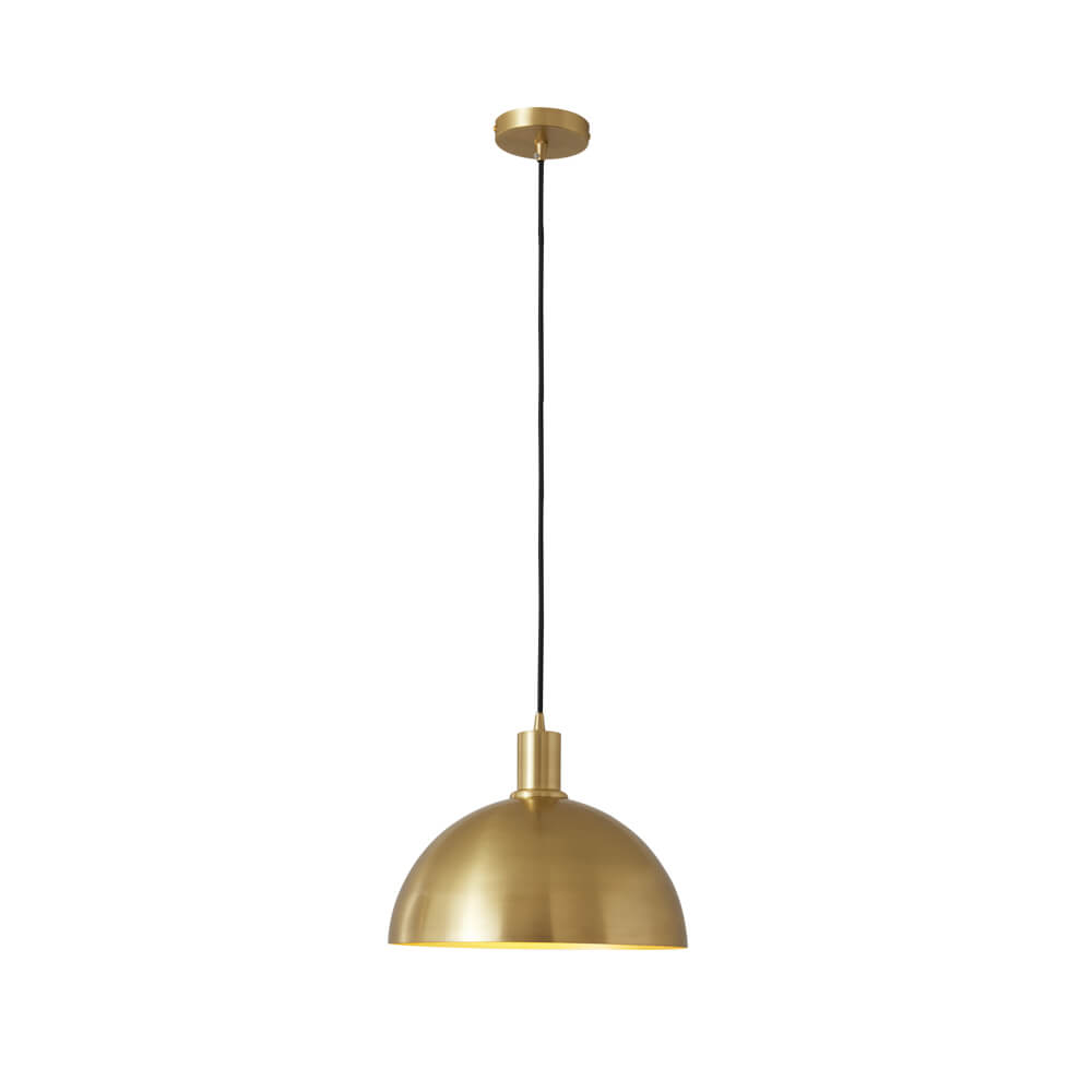 (OpenBox) Modern Brass Single Dome Pendant Light