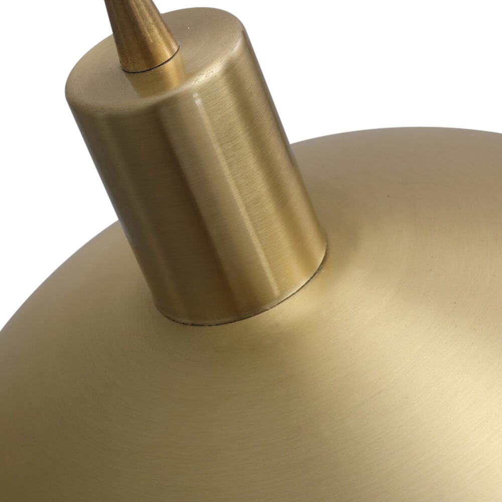 (OpenBox) Modern Brass Single Dome Pendant Light