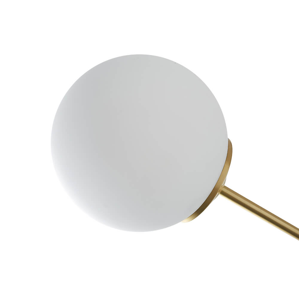 (OpenBox) Opal Glass Globe Sputnik Chandelier
