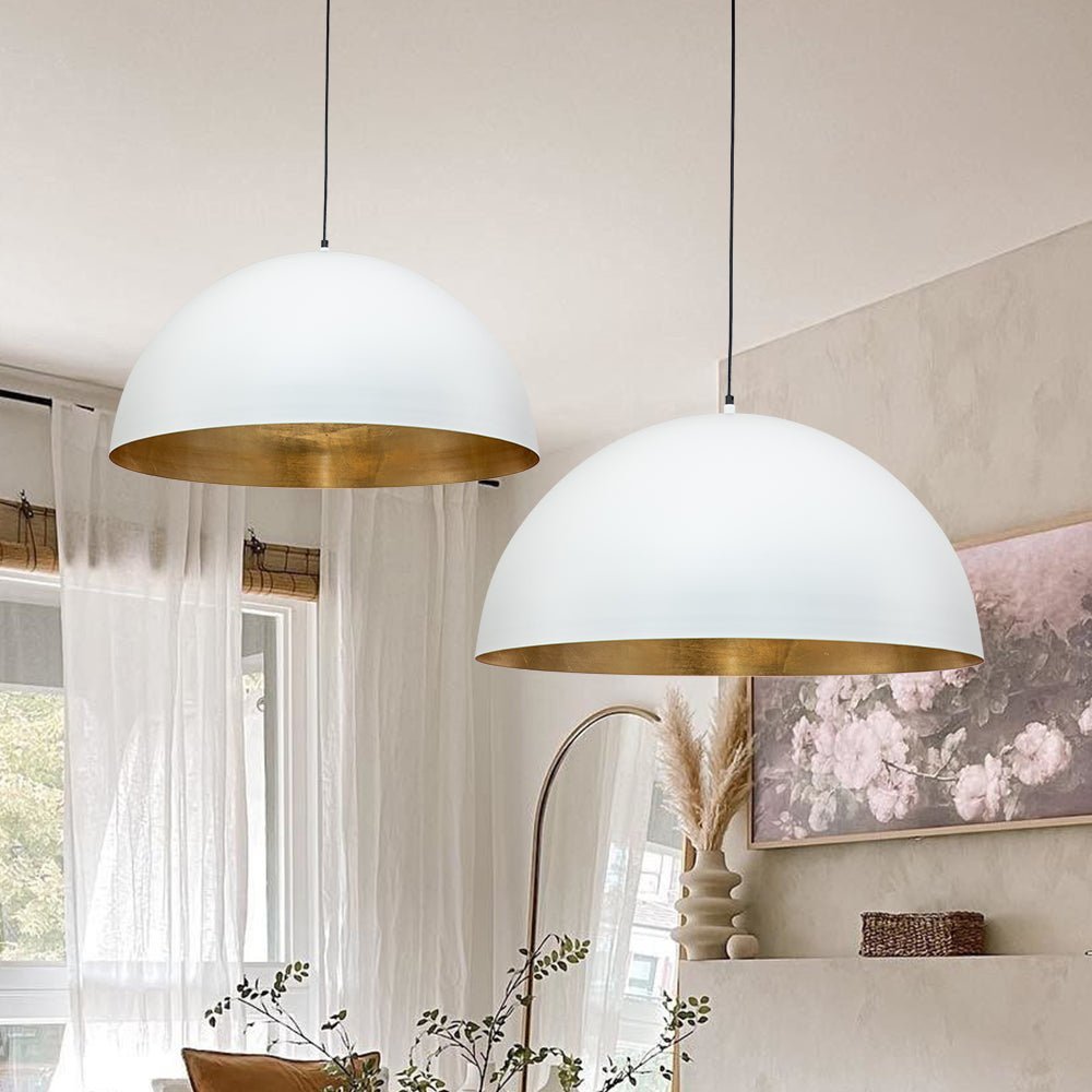 (OpenBox) Oversized Metal Dome Pendant Light