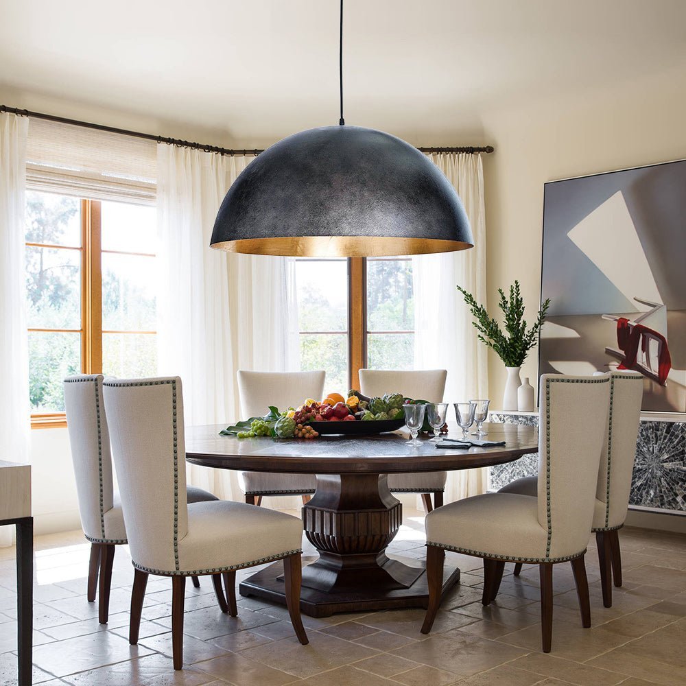 (OpenBox) Oversized Metal Dome Pendant Light