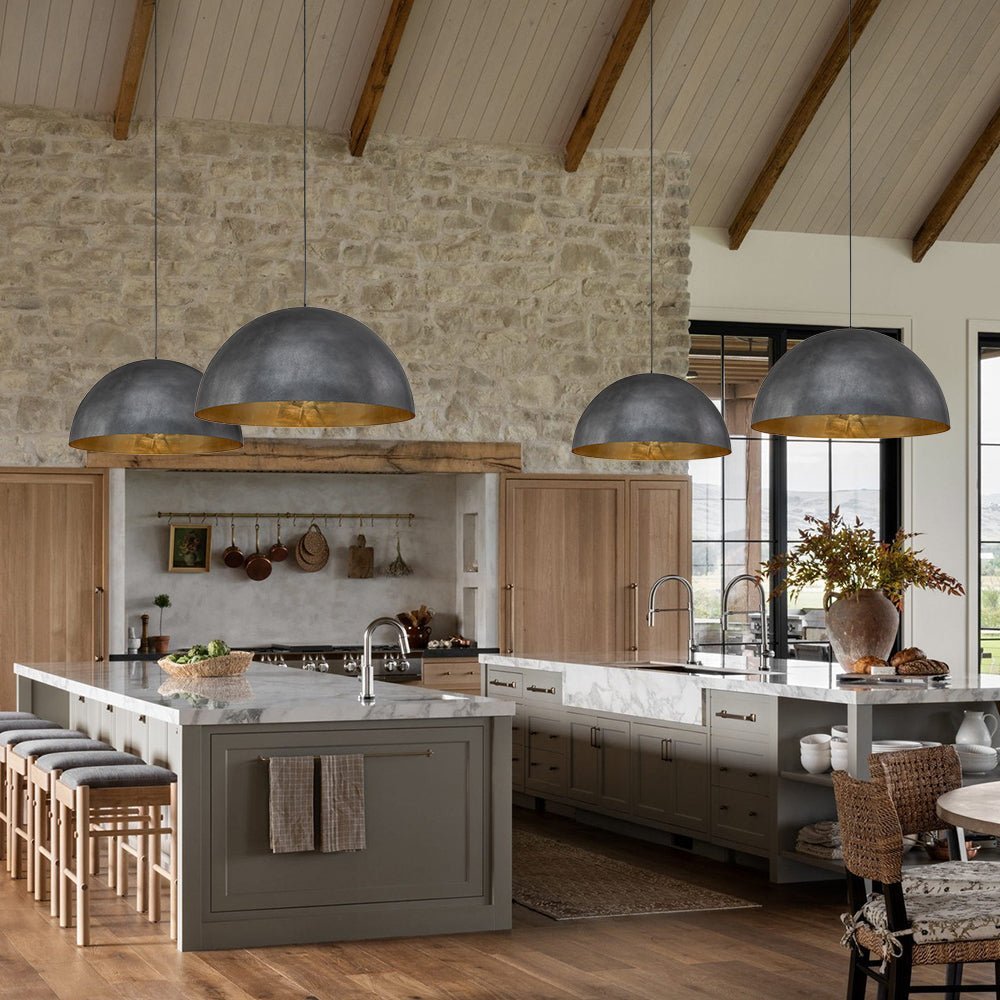 (OpenBox) Oversized Metal Dome Pendant Light