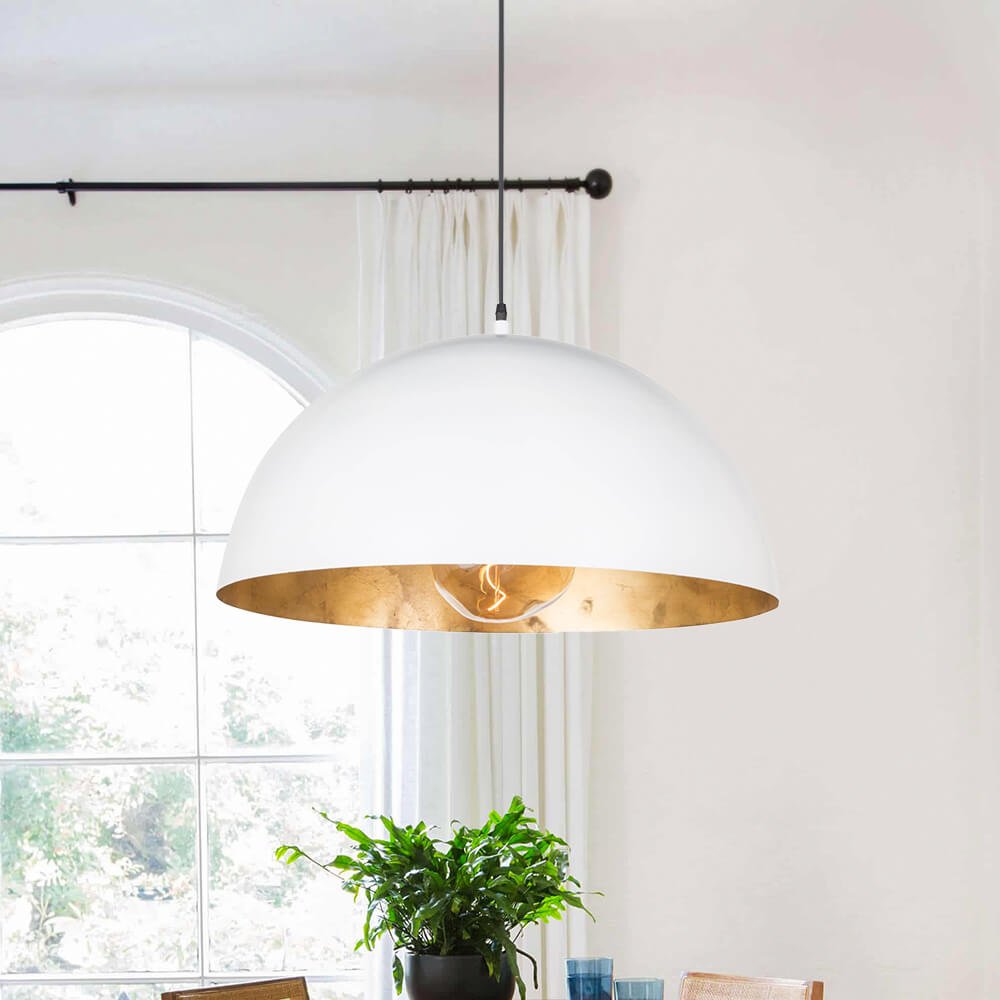 (OpenBox) Oversized Metal Dome Pendant Light