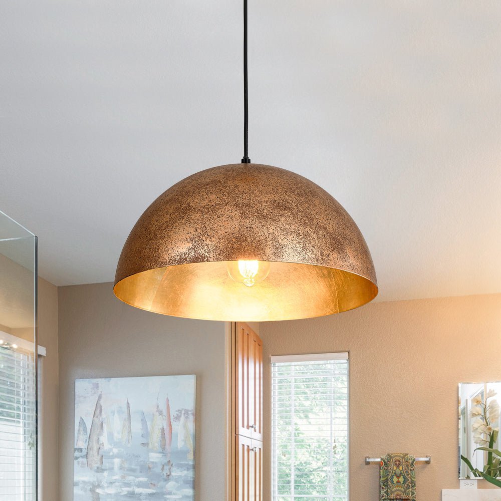 (OpenBox) Oversized Metal Dome Pendant Light