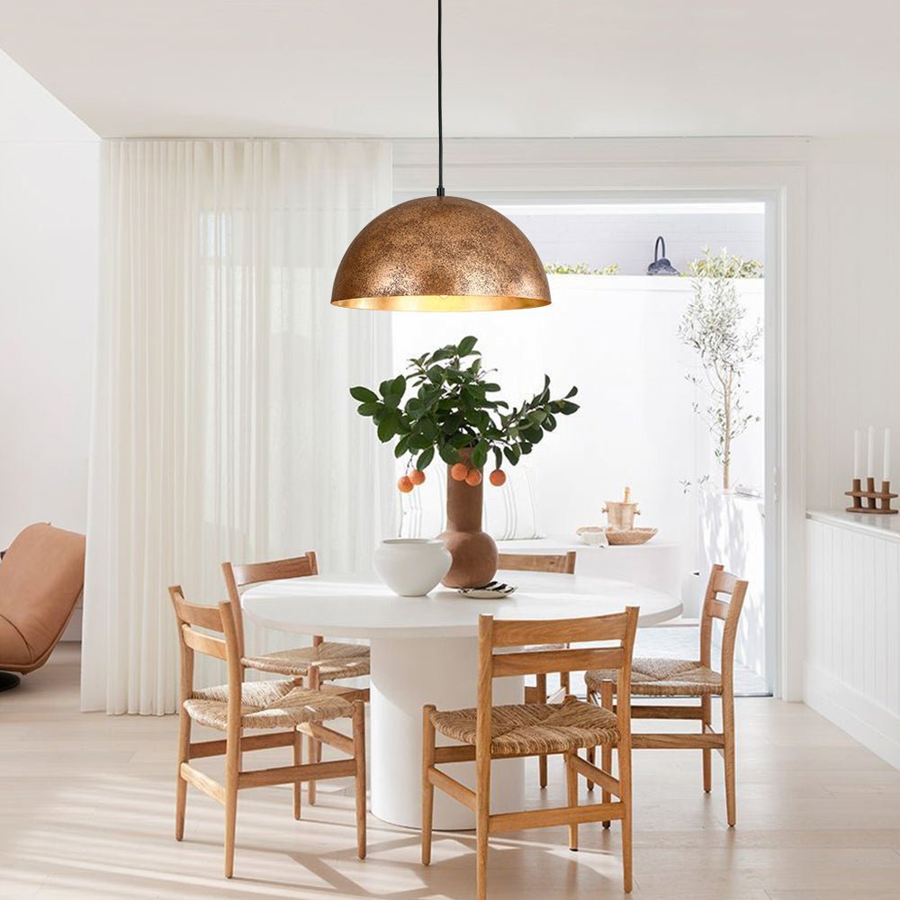 (OpenBox) Oversized Metal Dome Pendant Light