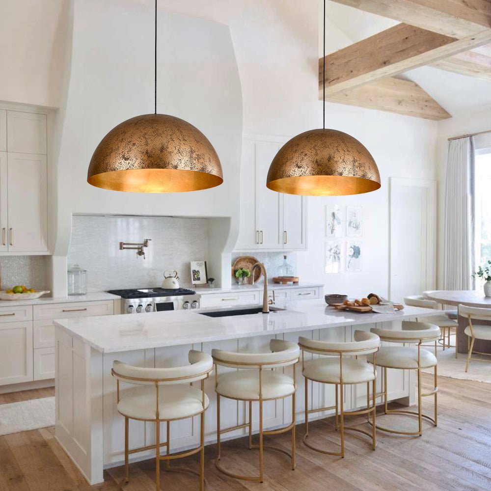 (OpenBox) Oversized Metal Dome Pendant Light