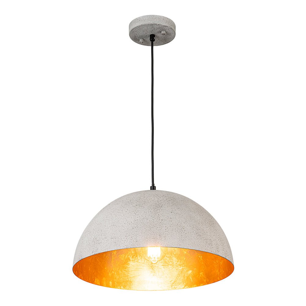 (OpenBox) Oversized Metal Dome Pendant Light