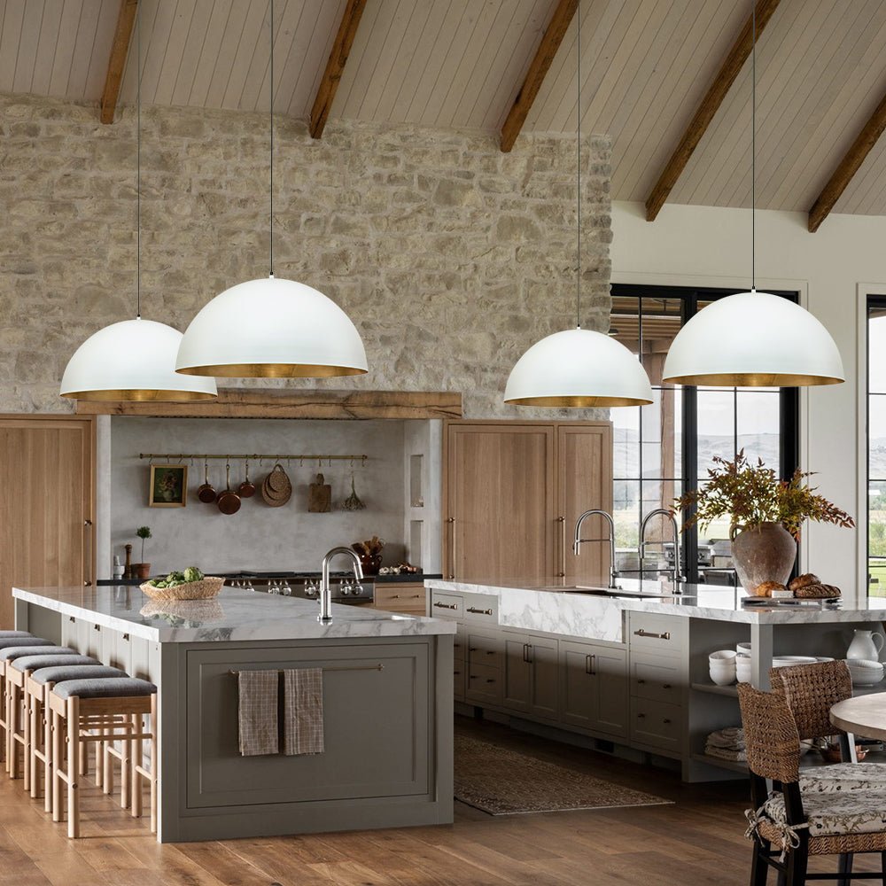 (OpenBox) Oversized Metal Dome Pendant Light