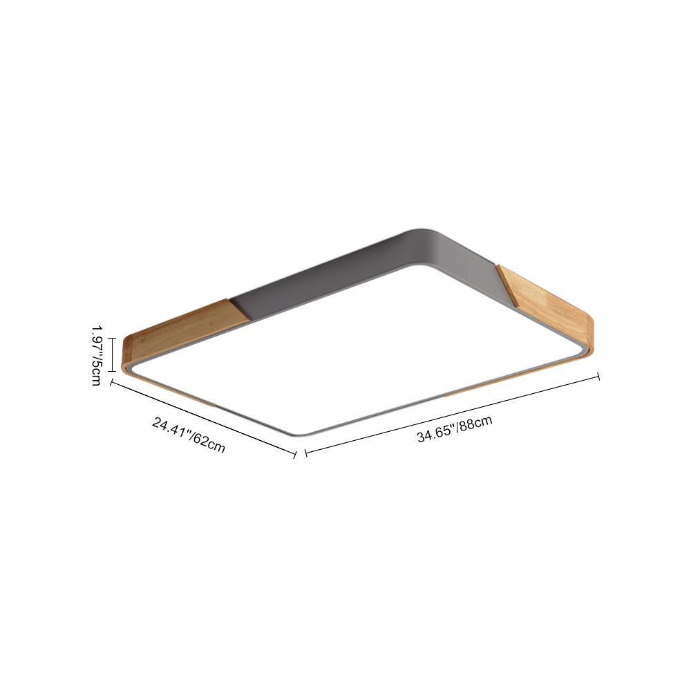 (OpenBox) Rectangle LED Flush Mount Light