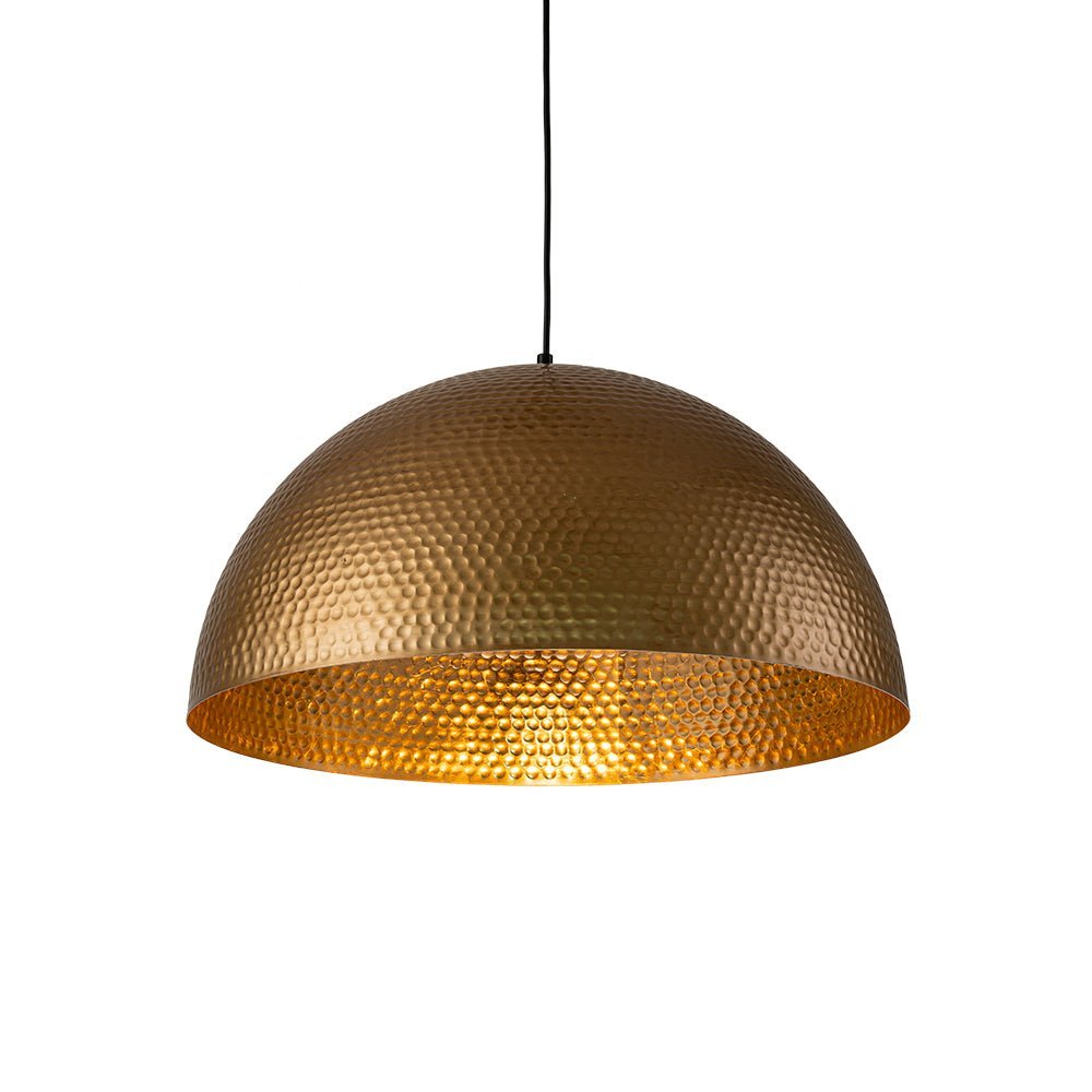 (OpenBox) Vintage Luxe Oversized Hammered Dome Pendant