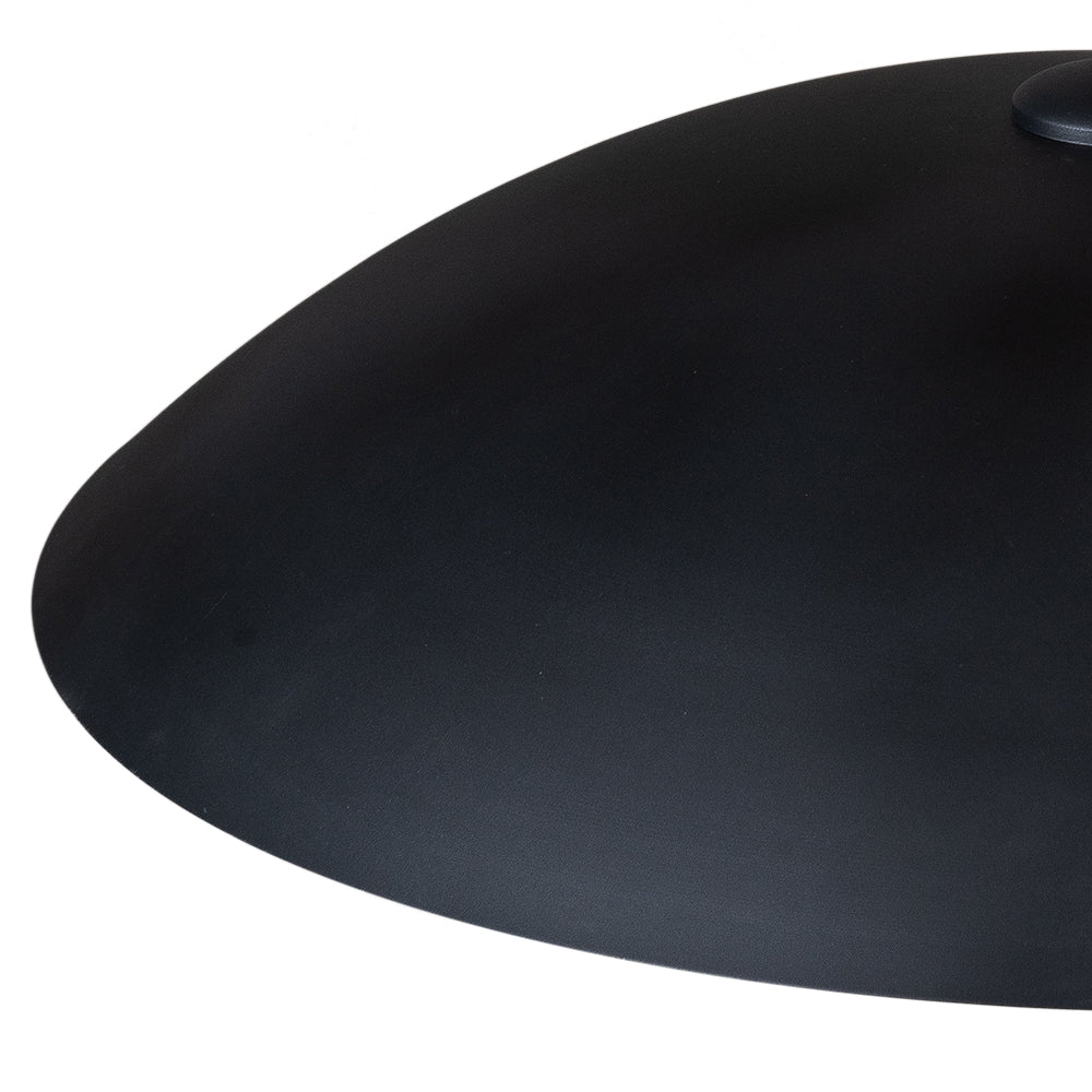 (OpenBox) Vintage Oversized Flat Dome Metal Pendant Light