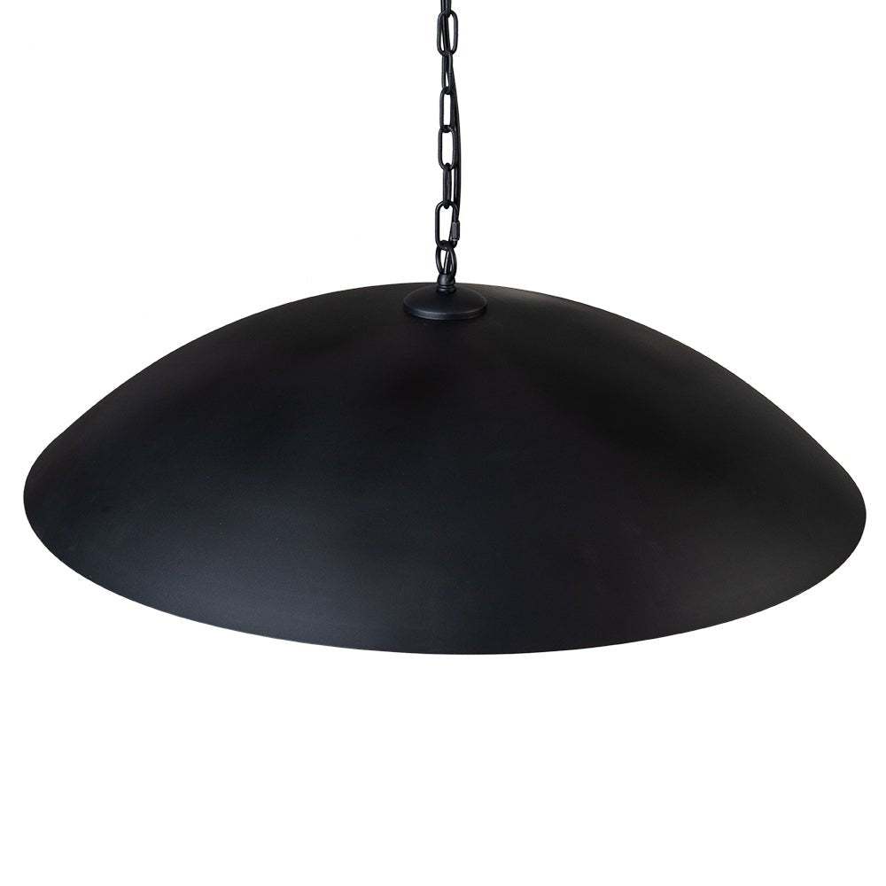 (OpenBox) Vintage Oversized Flat Dome Metal Pendant Light