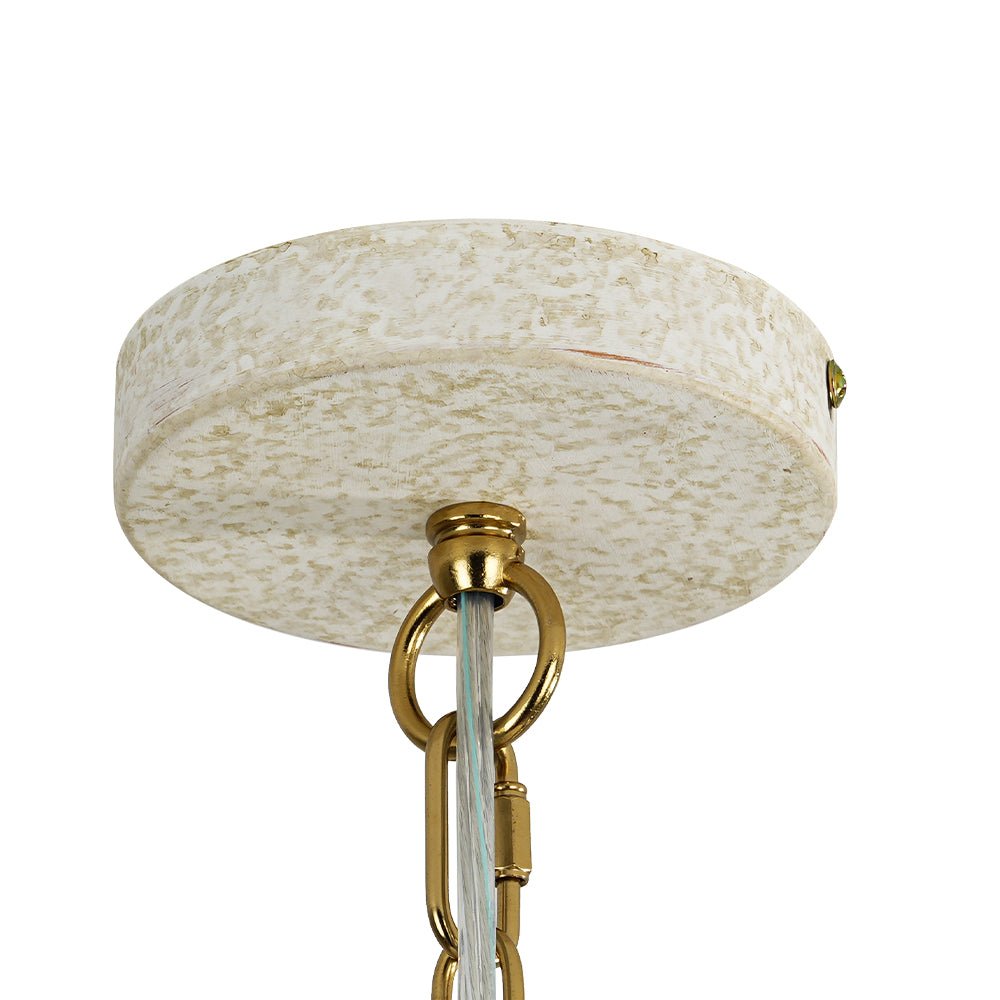 (OpenBox) Vintage Oversized Flat Dome Metal Pendant Light