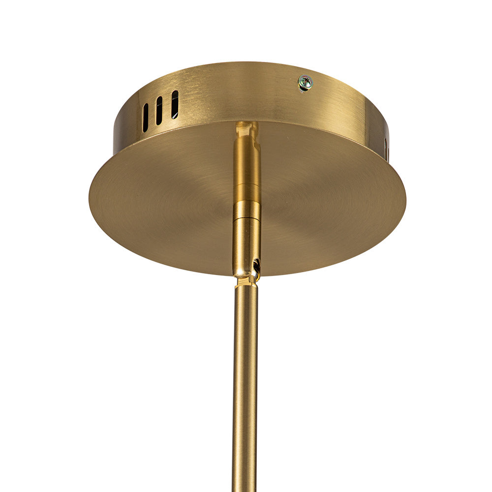 6-Light LED Rod Sputnik Chandelier