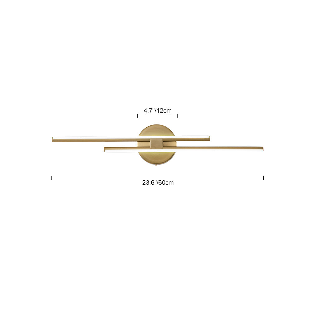 Contemporary Dimmable Linear LED Semi Flush Mount Light
