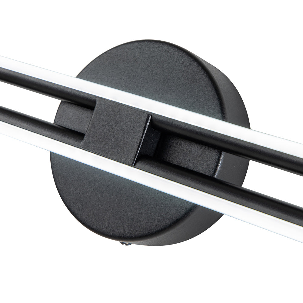 Contemporary Dimmable Linear LED Semi Flush Mount Light
