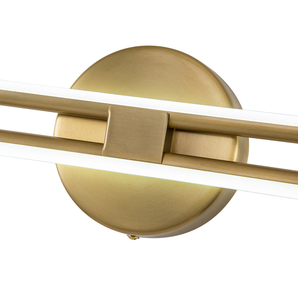 Contemporary Dimmable Linear LED Semi Flush Mount Light