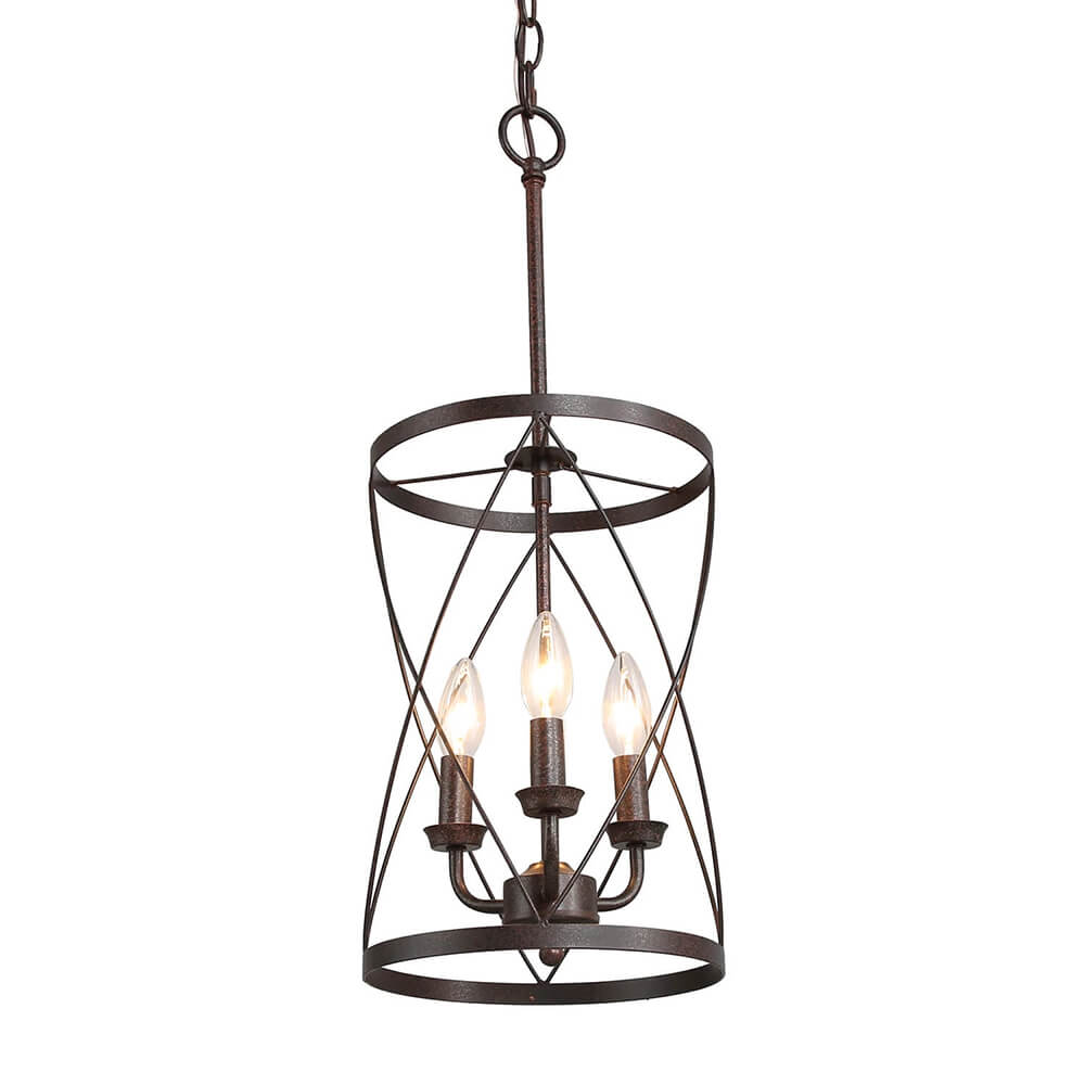Farmhouse Metal Cylinder Pendant Light