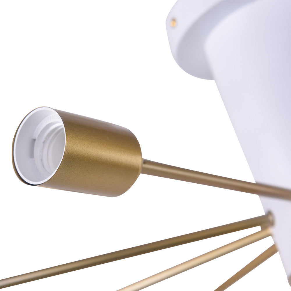 Mid-Century Flush Mount Sputnik Ceiling Light