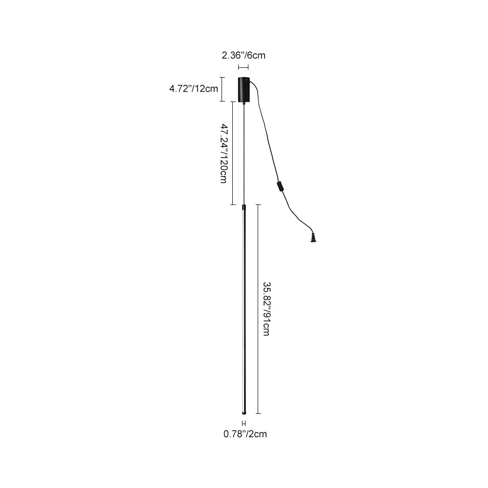 Minimalist Tube LED Pendant Light