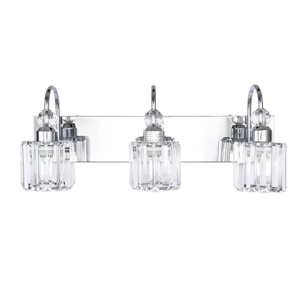 Modern Crystal Vanity Wall Sconce