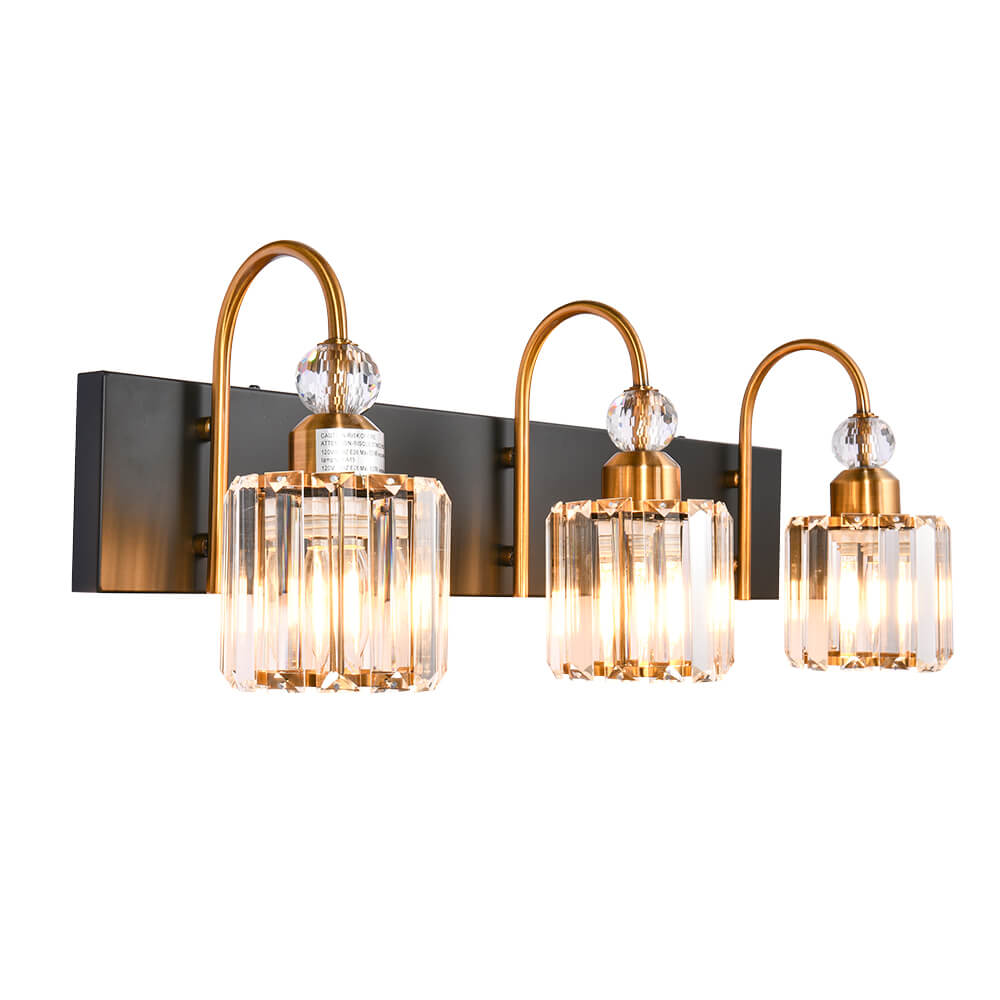 Modern Crystal Vanity Wall Sconce