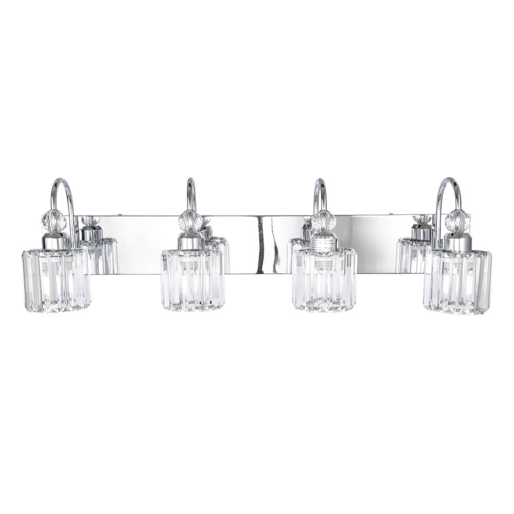 Modern Crystal Vanity Wall Sconce