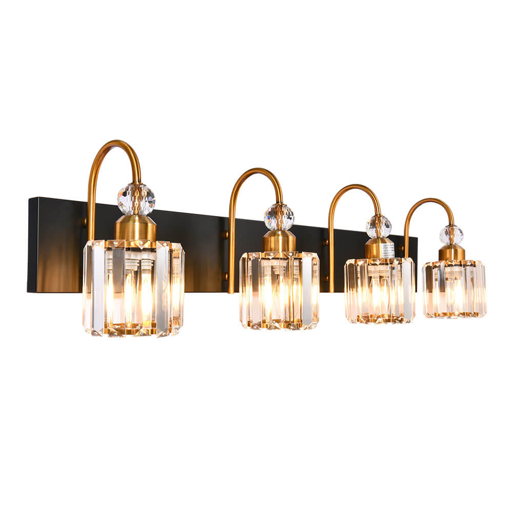 Modern Crystal Vanity Wall Sconce