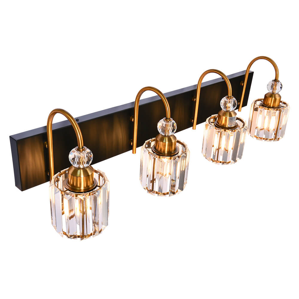 Modern Crystal Vanity Wall Sconce