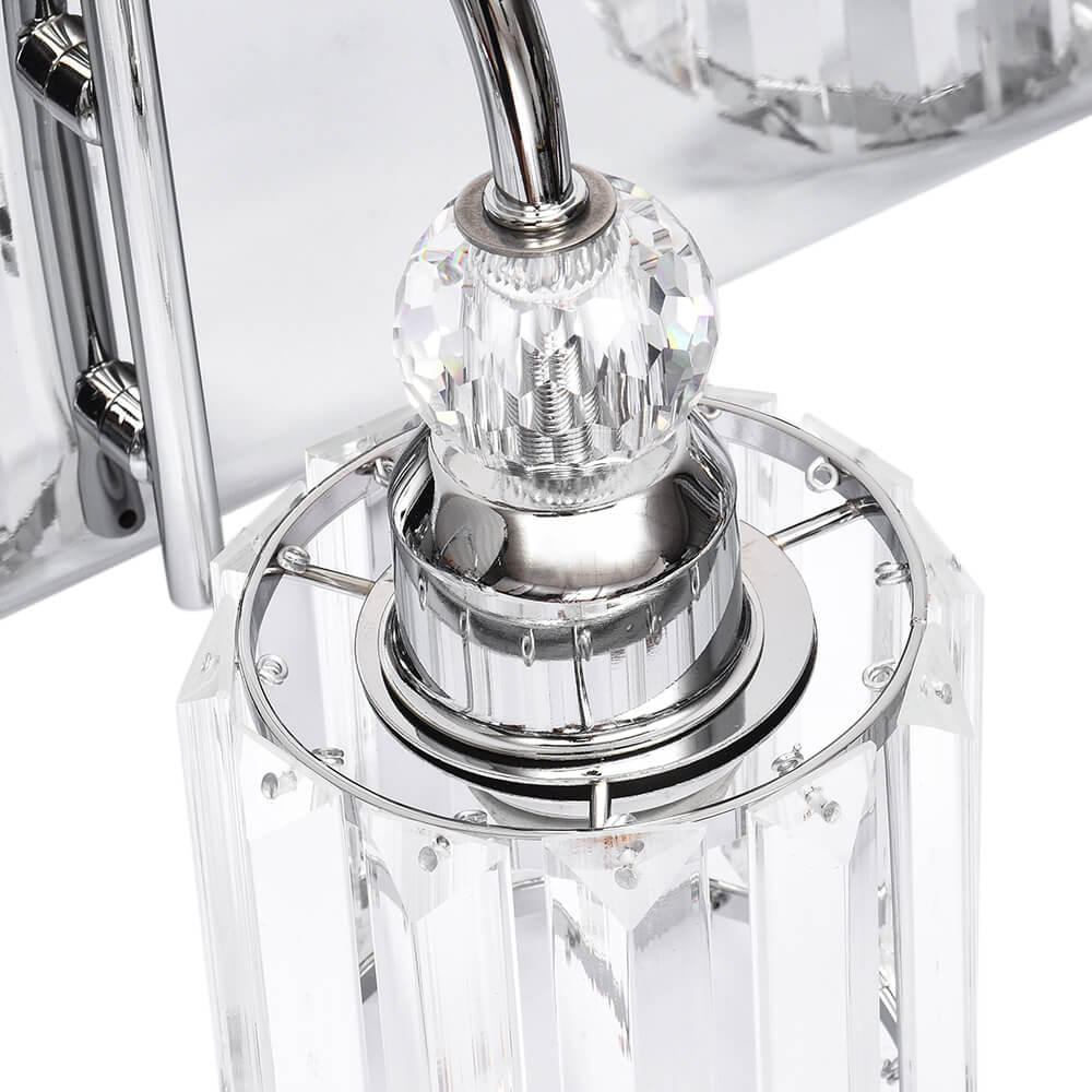 Modern Crystal Vanity Wall Sconce