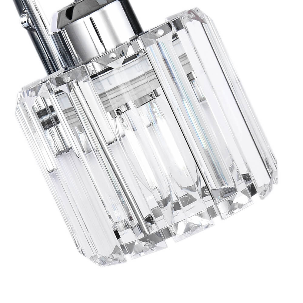 Modern Crystal Vanity Wall Sconce