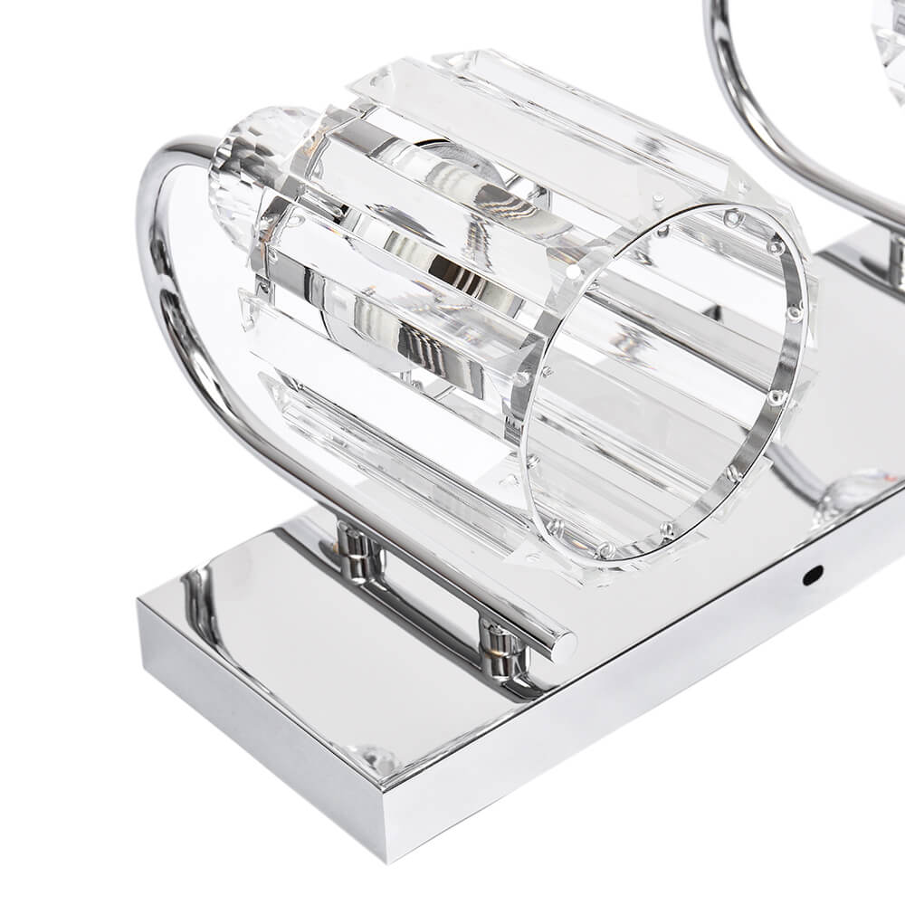 Modern Crystal Vanity Wall Sconce
