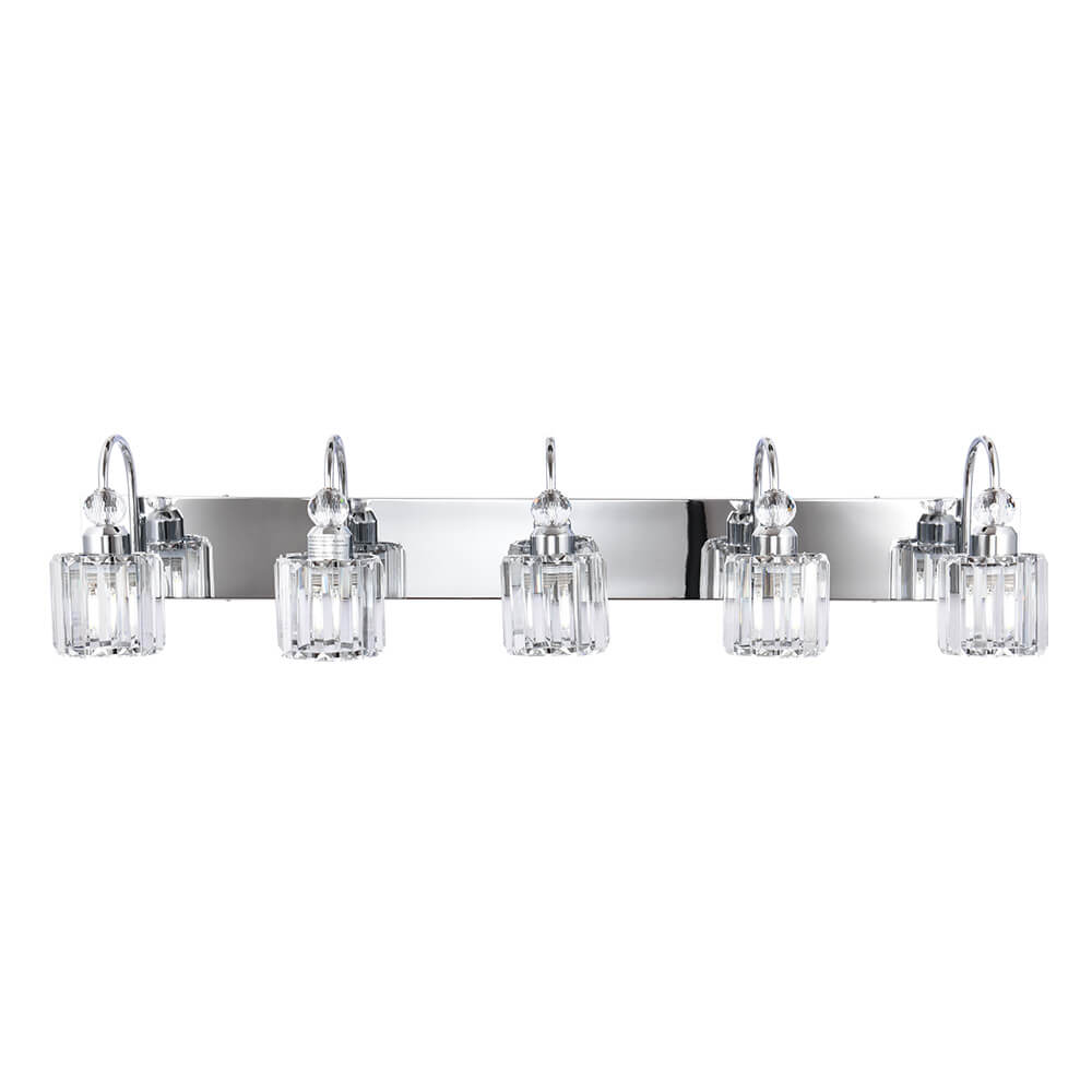 Modern Crystal Vanity Wall Sconce