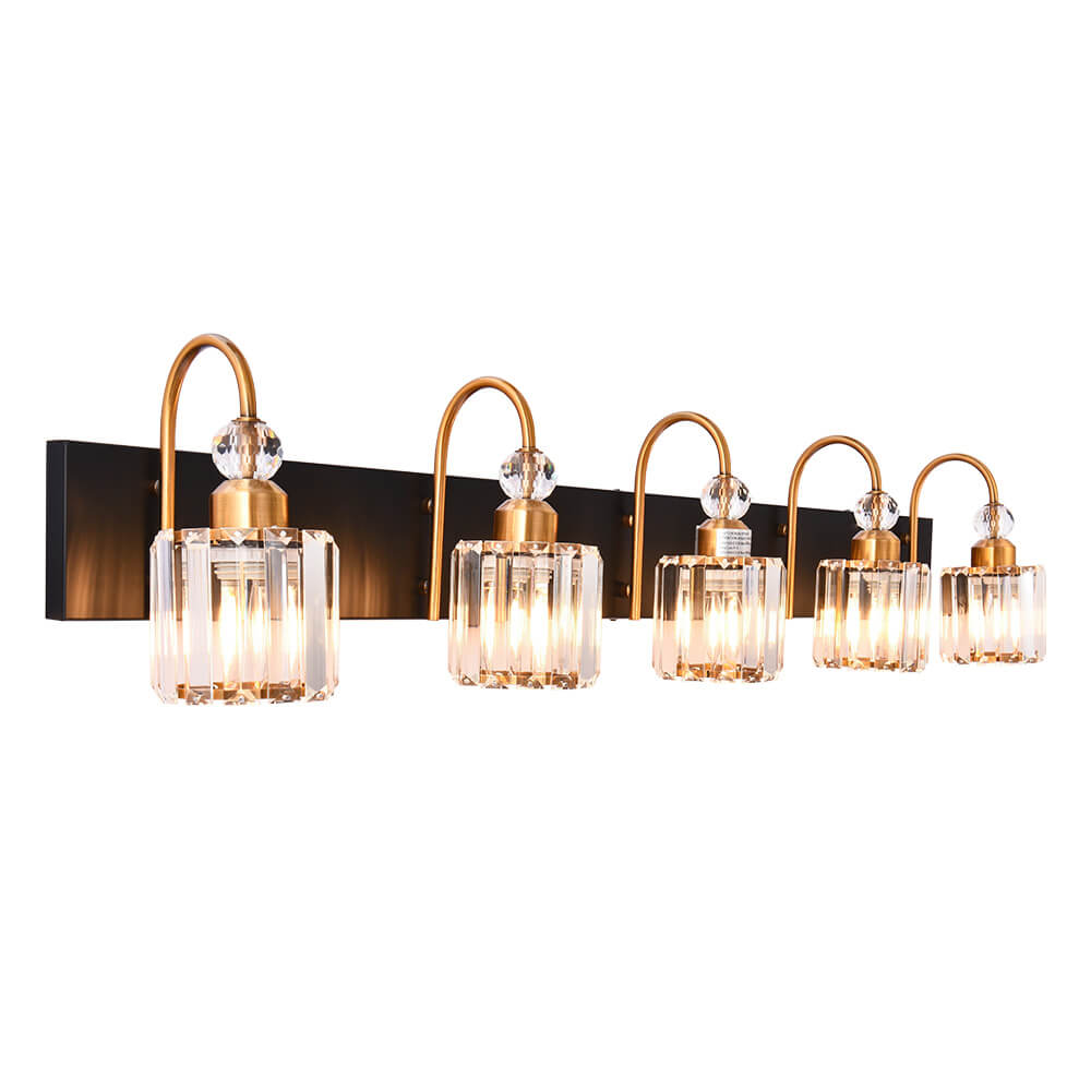 Modern Crystal Vanity Wall Sconce