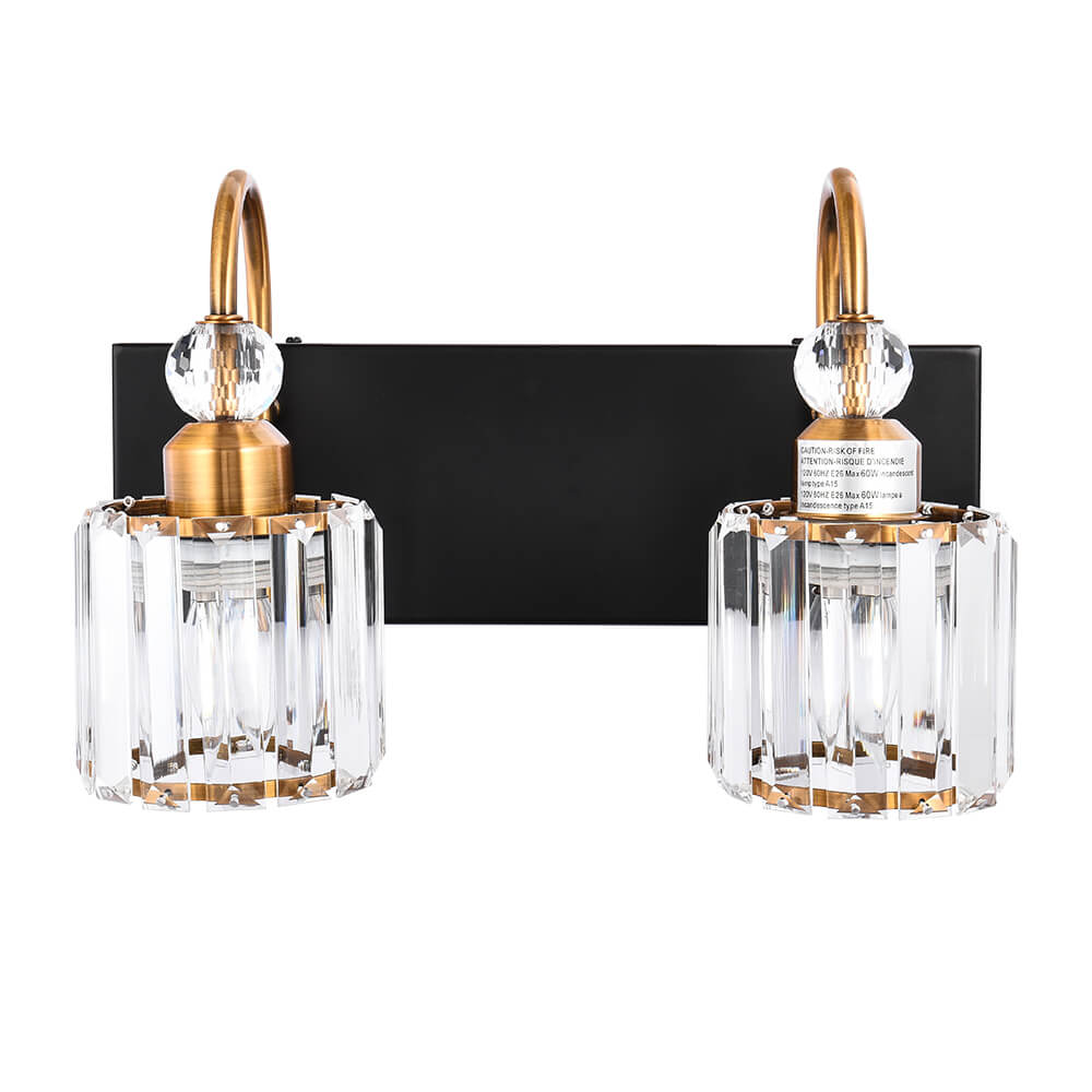 Modern Crystal Vanity Wall Sconce