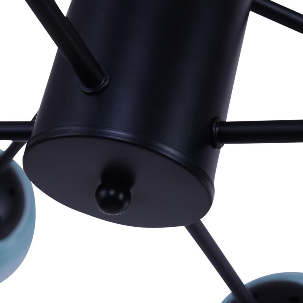 Blue Sputnik Bubble Light Chandelier
