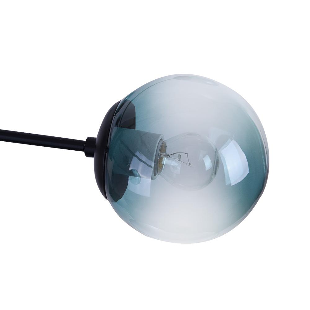 Blue Sputnik Bubble Light Chandelier