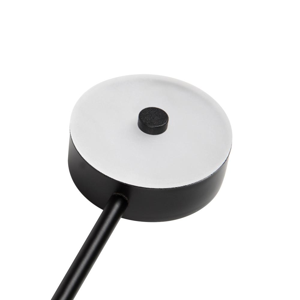 Contemporary Black LED Wall Light