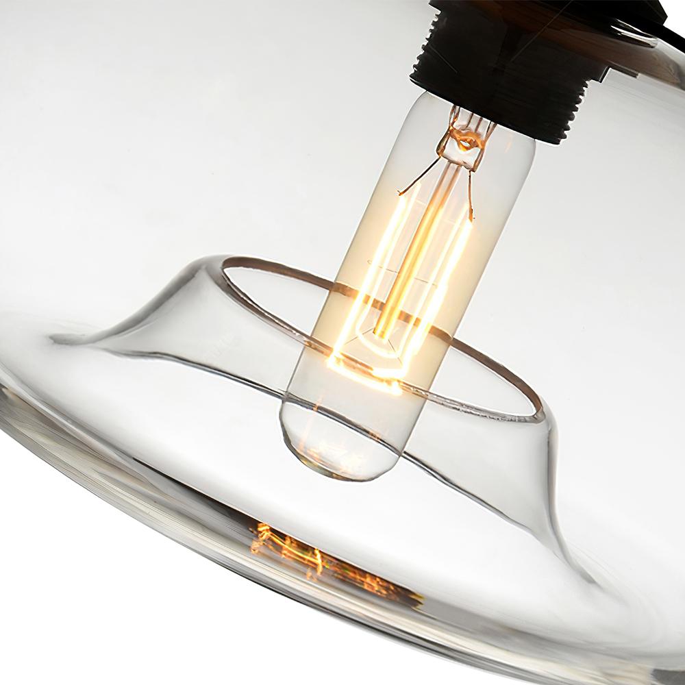 Glass Linear 3-light Island Pendant