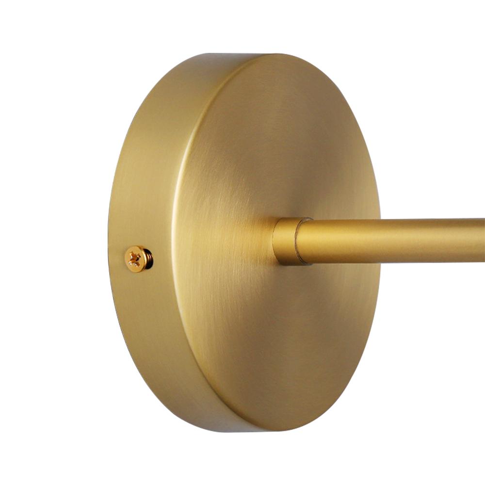 Mid-century 1-light Globe Wall Sconce
