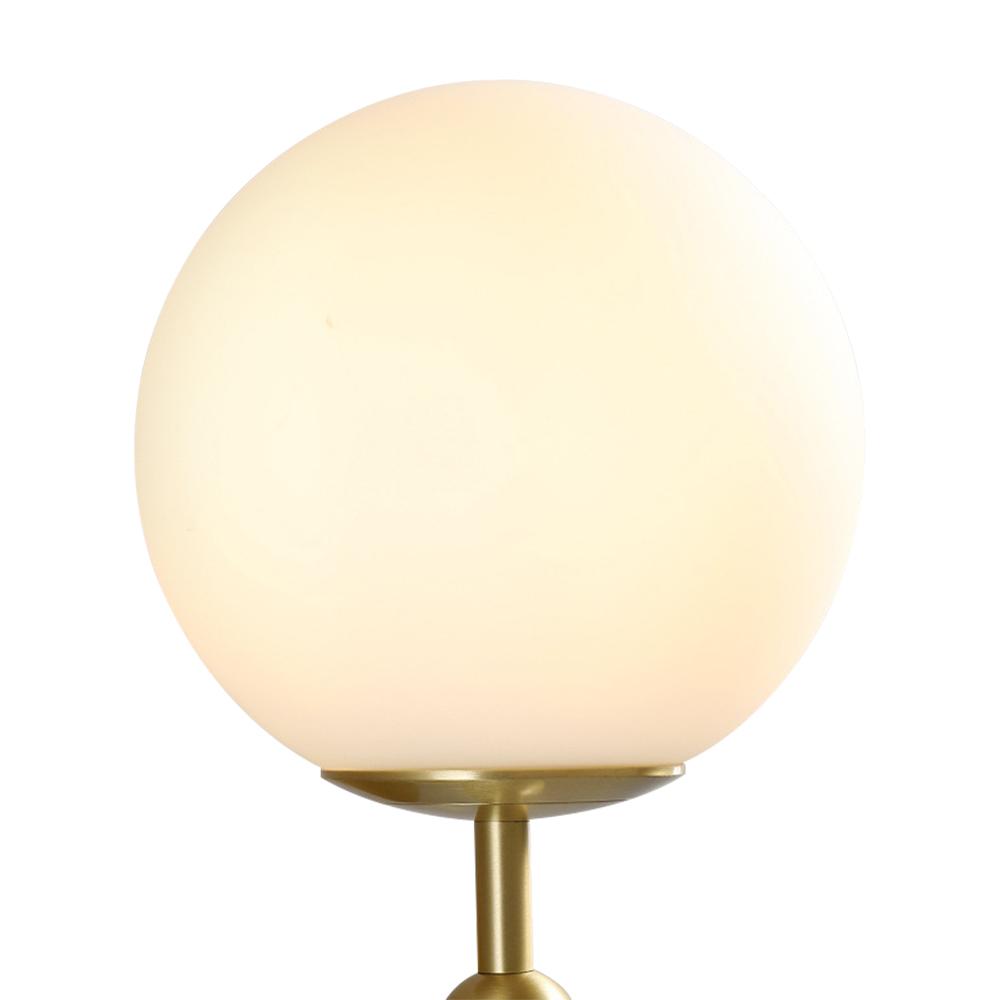 Mid-century 1-light Globe Wall Sconce
