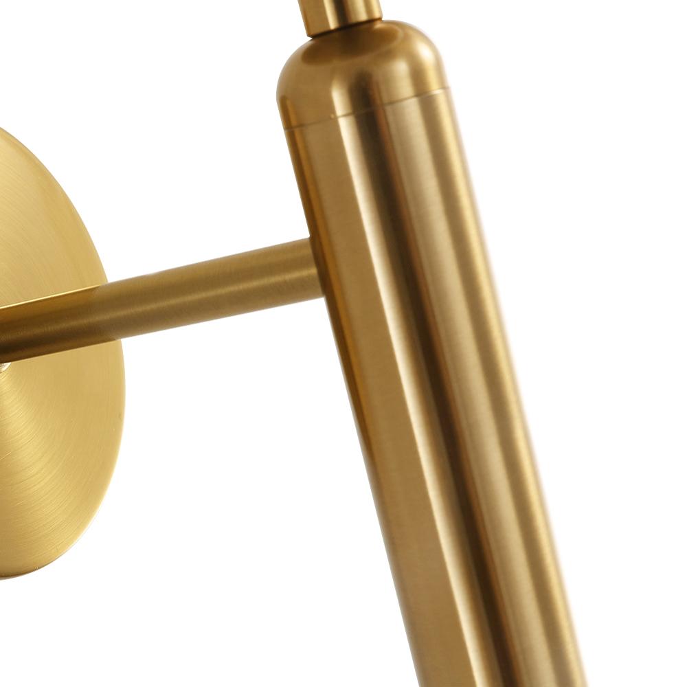 Mid-century 1-light Globe Wall Sconce