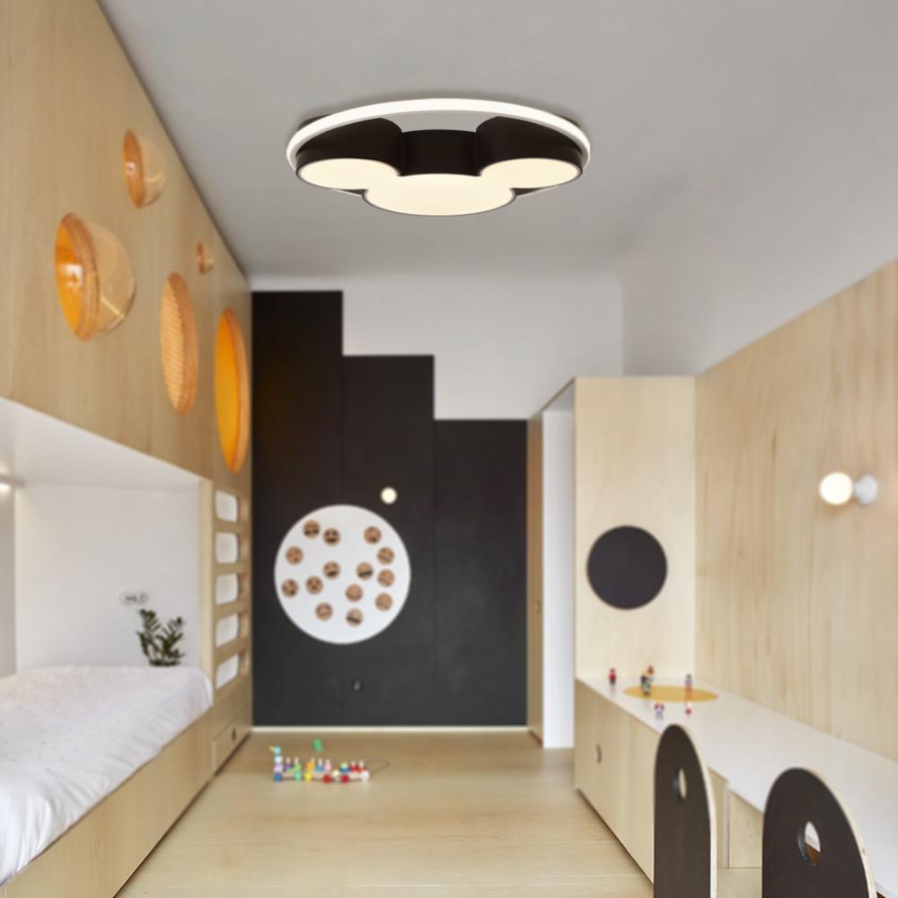 Dimmable Modern Mickey Design LED Flush Ceiling Light